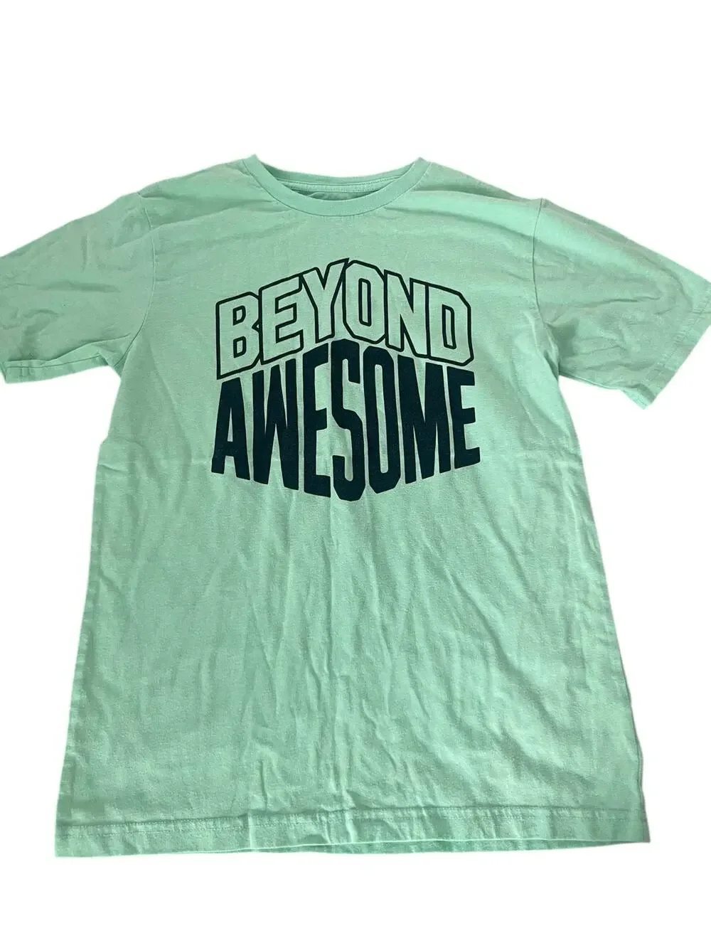 The Children's Place Girls Green Beyond Awesome Graphic T-Shirt Youth Size XL 14